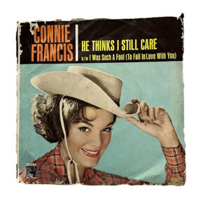 Vintage 45 Connie Francis He Thinks I Still Care Record Vinyl